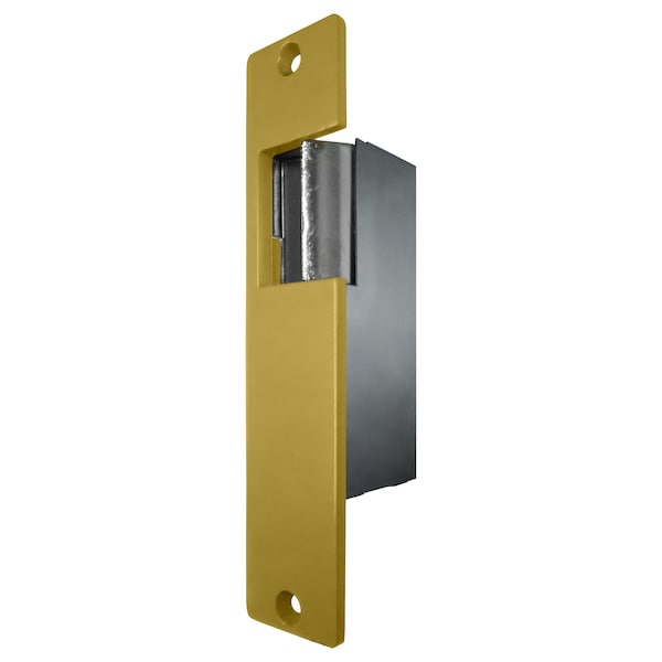 Trine 00 Series Electric Strikes, 8-16 VAC/4-6 VDC, Sprayed Brass
